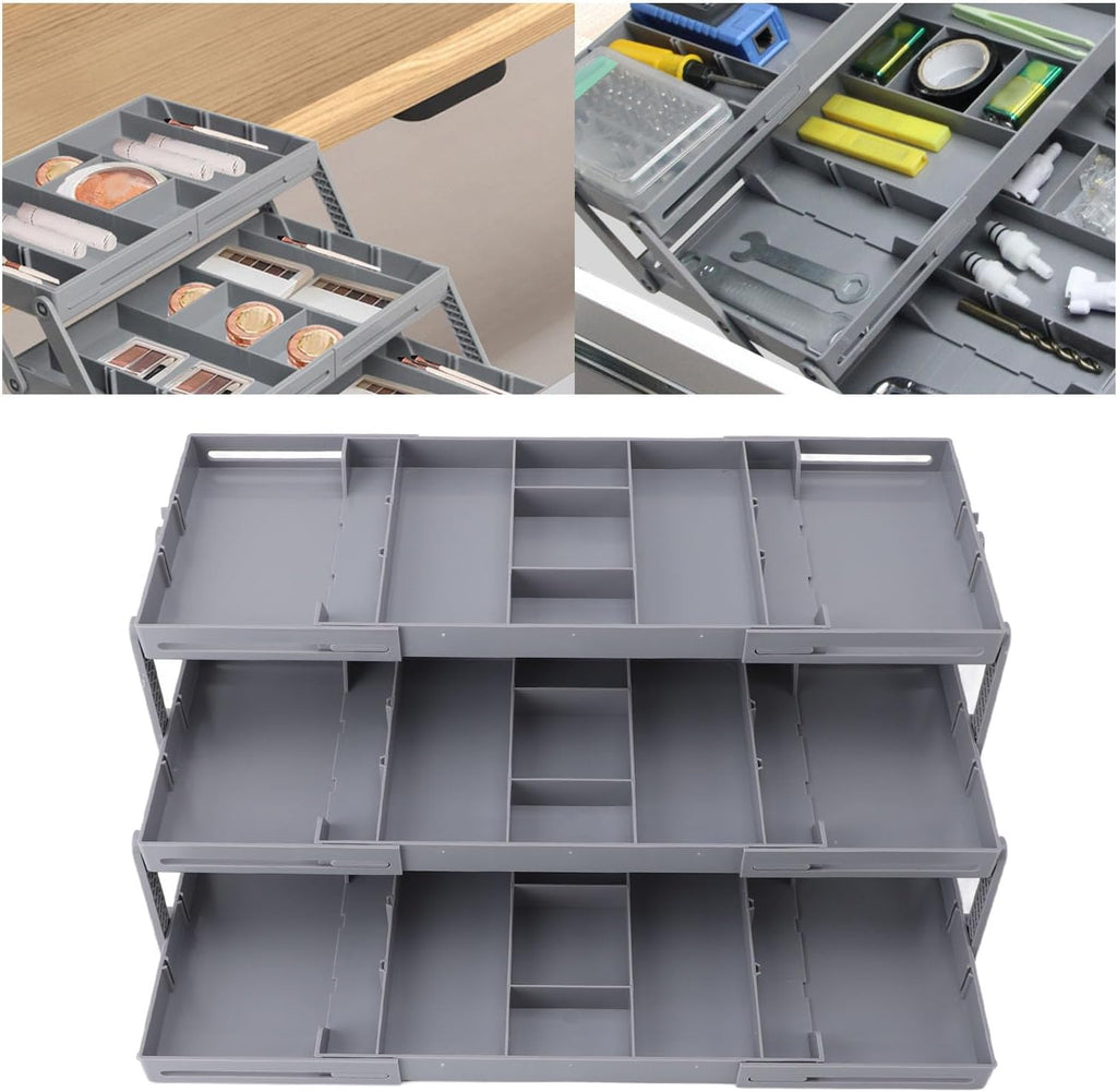 TidyTier – 3-Tier Drawer Organizer