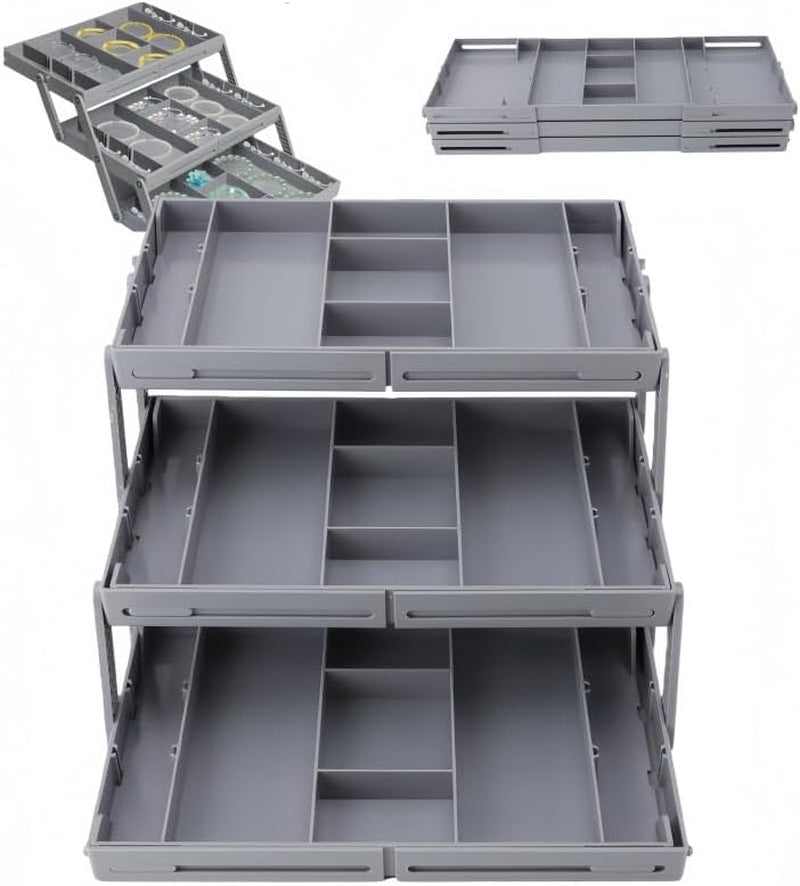 TidyTier – 3-Tier Drawer Organizer