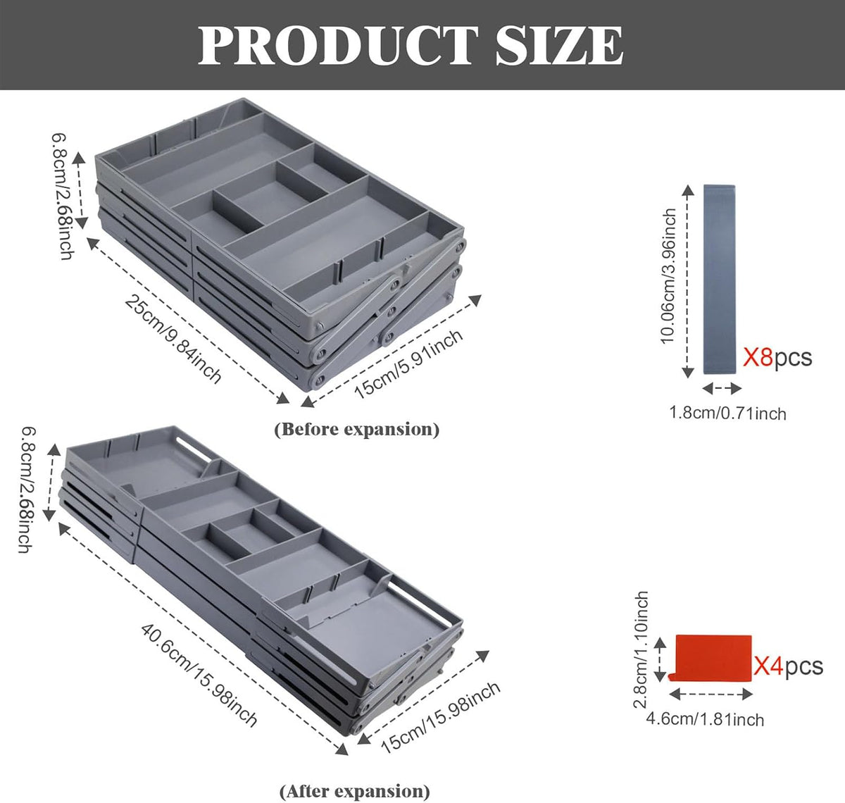 TidyTier – 3-Tier Drawer Organizer