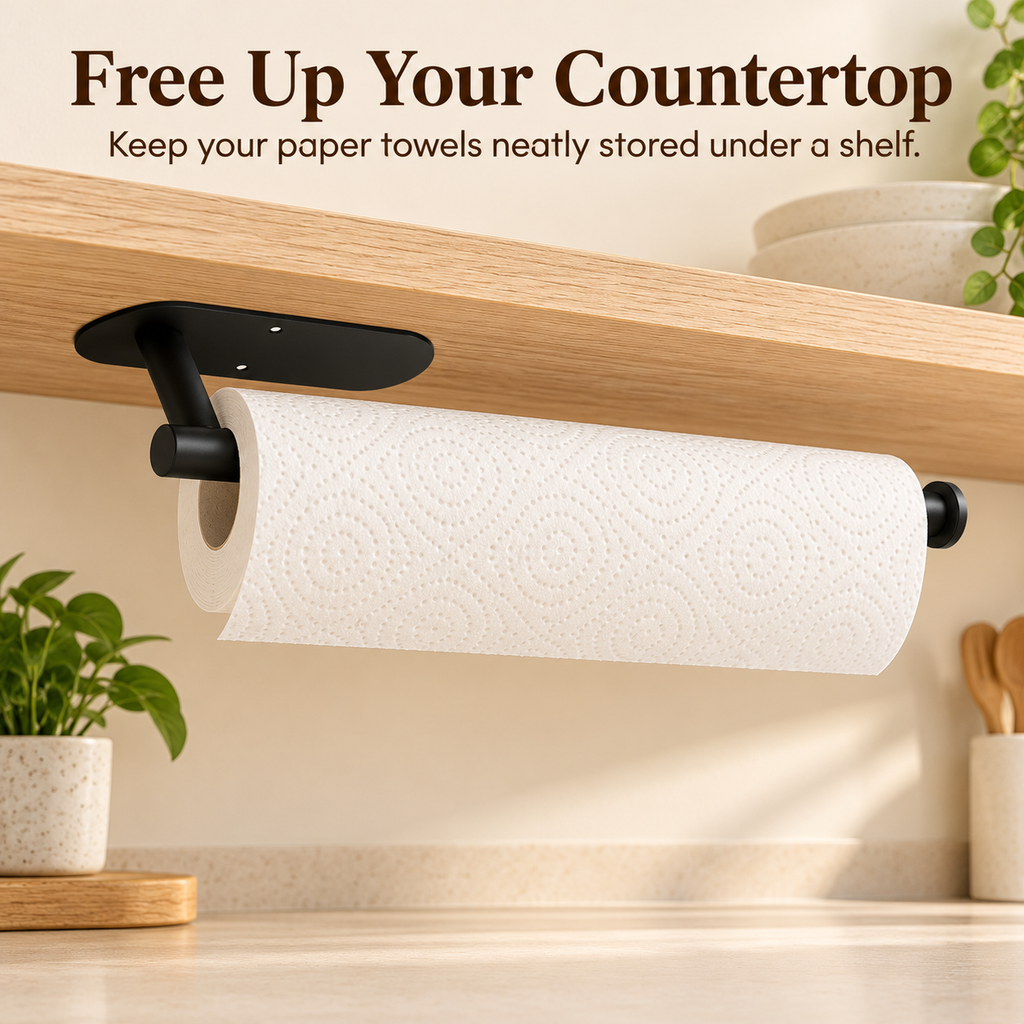 EasyRoll – Wall-Mounted Paper Towel Holder