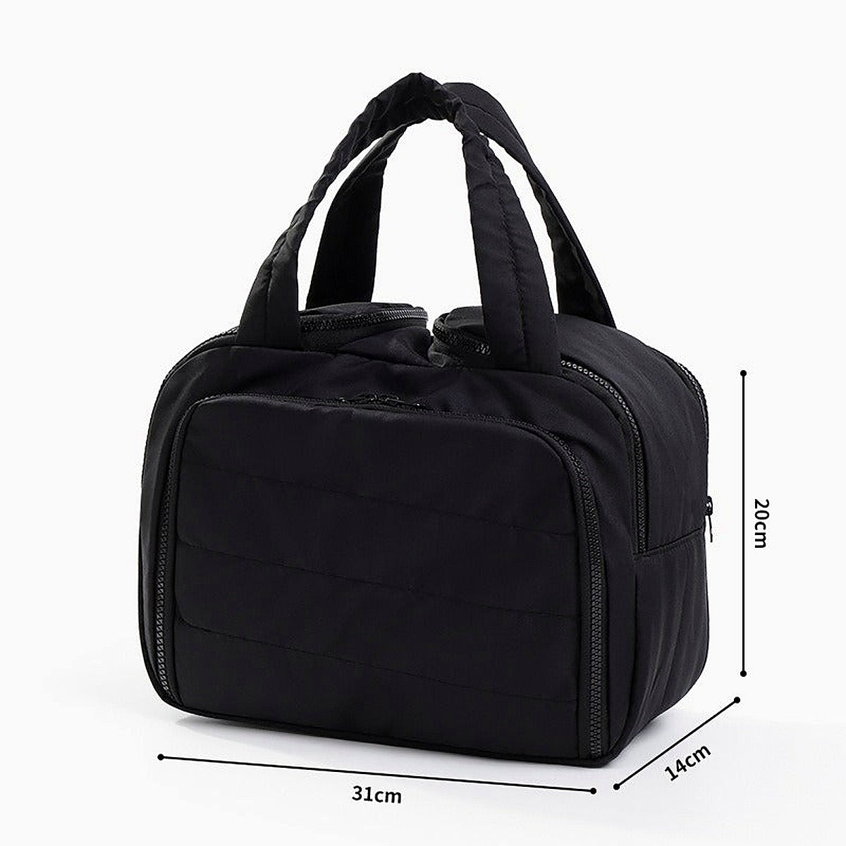 CloudPuff Wide-Open Travel Toiletry & Makeup Bag