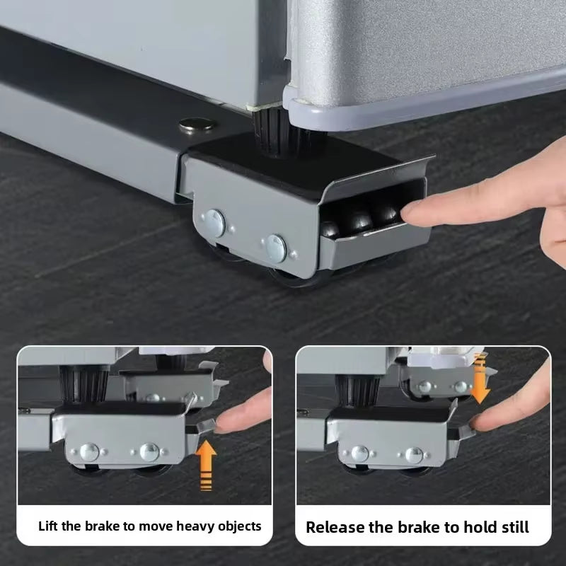 Adjustable Heavy-Duty Appliance Roller Stands – 2 Pack