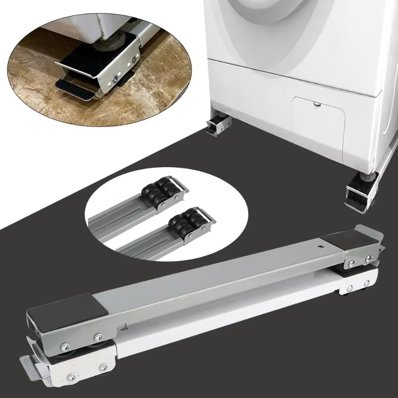 Adjustable Heavy-Duty Appliance Roller Stands – 2 Pack