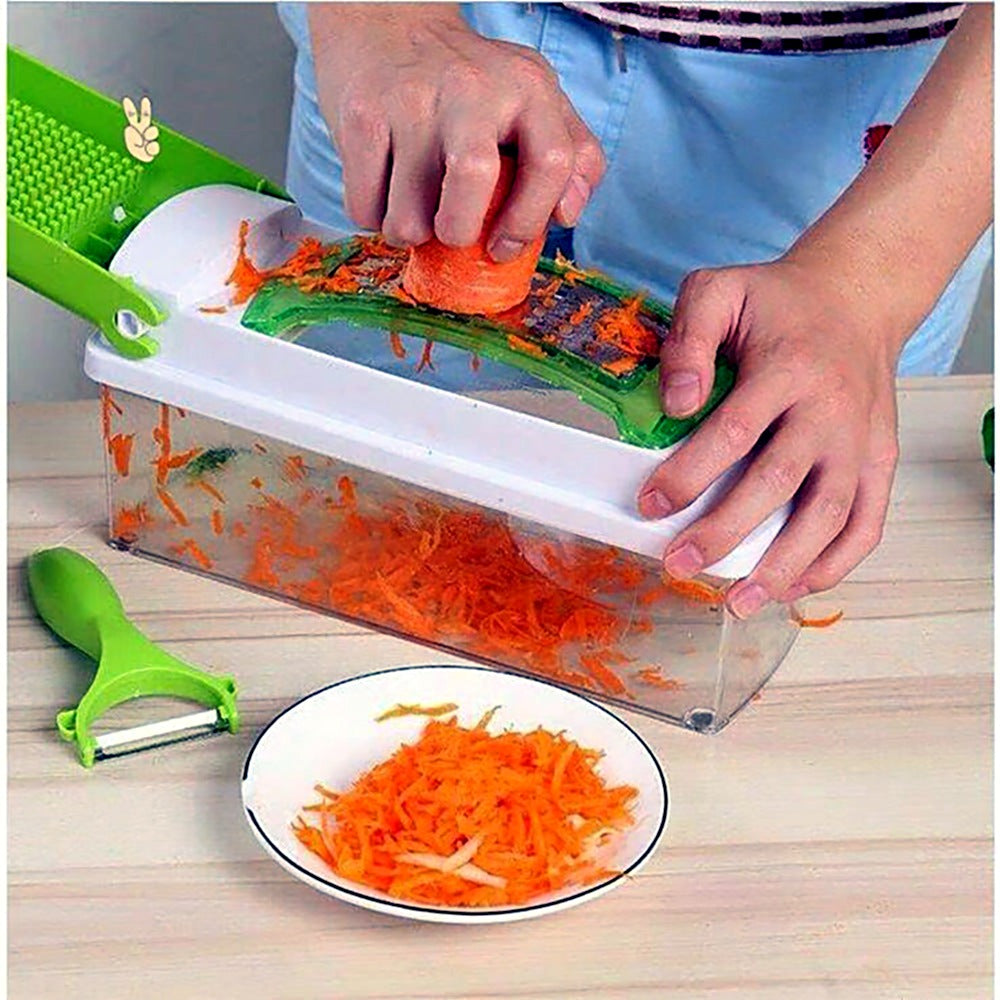QuickChop grating a carrot