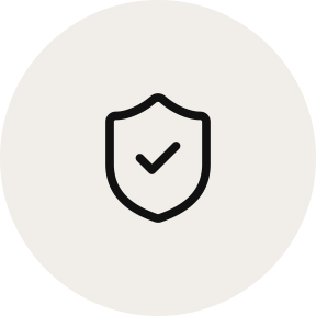 Trust icon shield check